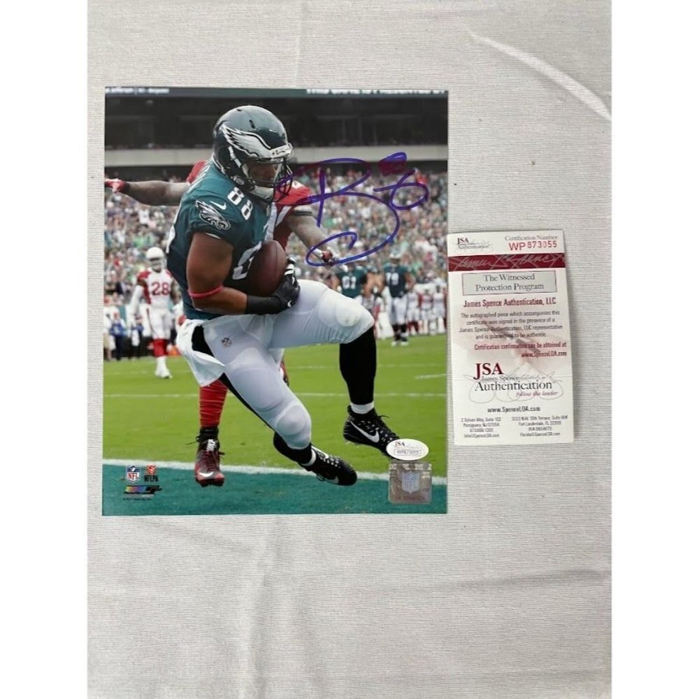 Trey Burton signed autographed Philadelphia Eagles 8x10 Photo JSA #WP873055